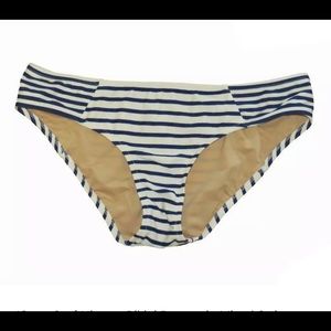 JCrew Surf Hipster Bikini Bottom Mix Stripe G2589